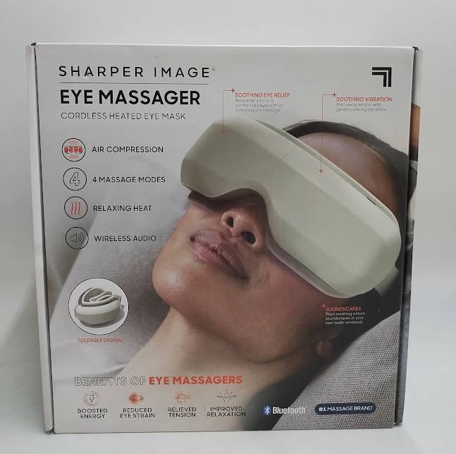 Sharper Image Eye Massager and Cordless Heated Eye Mask