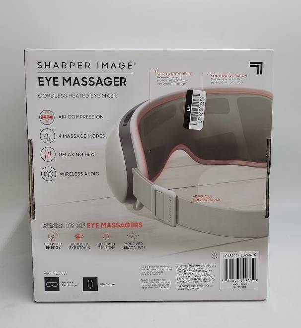 Sharper Image Eye Massager and Cordless Heated Eye Mask