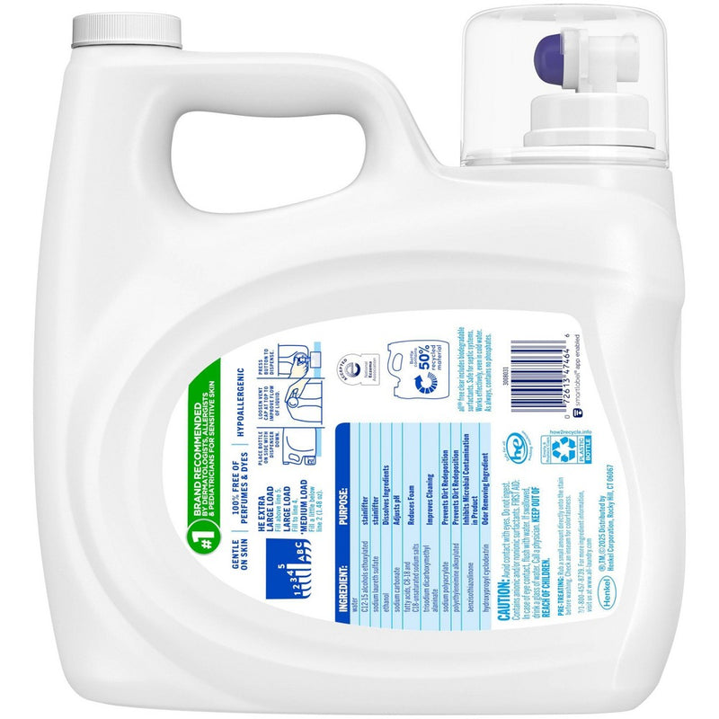 All Ultra Free Clear Odor Relief HE Liquid Laundry Detergent 79 Loads - 118 fl oz