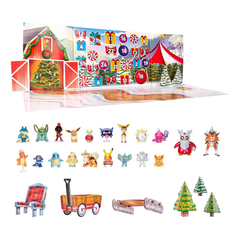 Pokemon Battle Figure Multipack Deluxe Holiday Calendar 2025