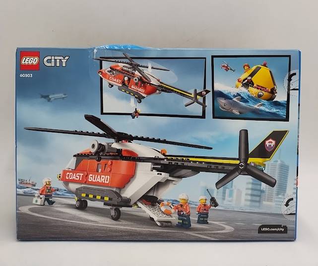 LEGO City Coast Guard Helicopter Toy for Kids 60503 SEE DETAILS