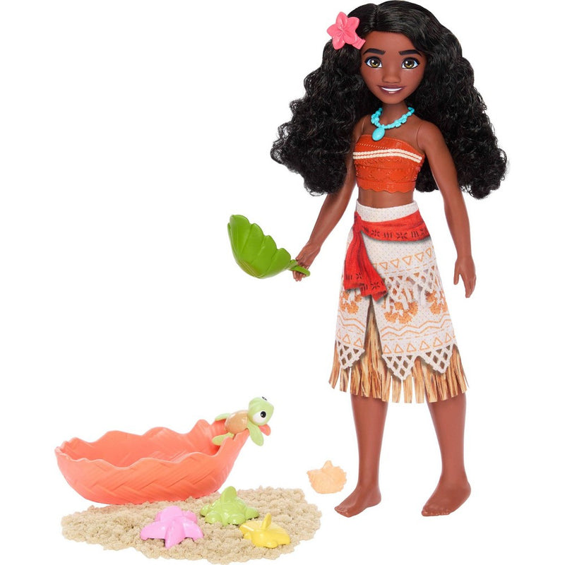 Disney Princess Ocean Friends Moana Doll with Moldable Sand & Accessories