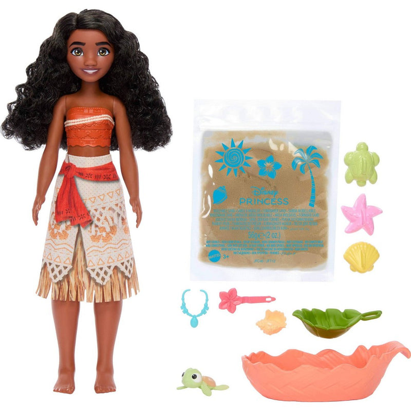 Disney Princess Ocean Friends Moana Doll with Moldable Sand & Accessories
