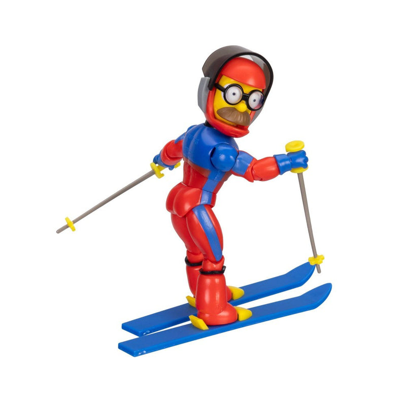 The Simpsons 5'' Stupid Sexy Flanders with Ski Poles and Skie Action Figure
