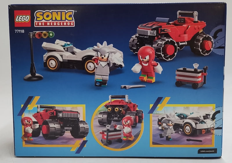 LEGO Sonic the Hedgehog Silver's Car vs. Knuckles' Monster Truck 77118
