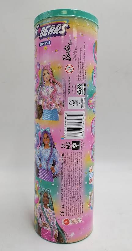 Barbie Cutie Reveal Care Bears Doll&Accessories Ser2 Good Vibes Bear w/Surprises