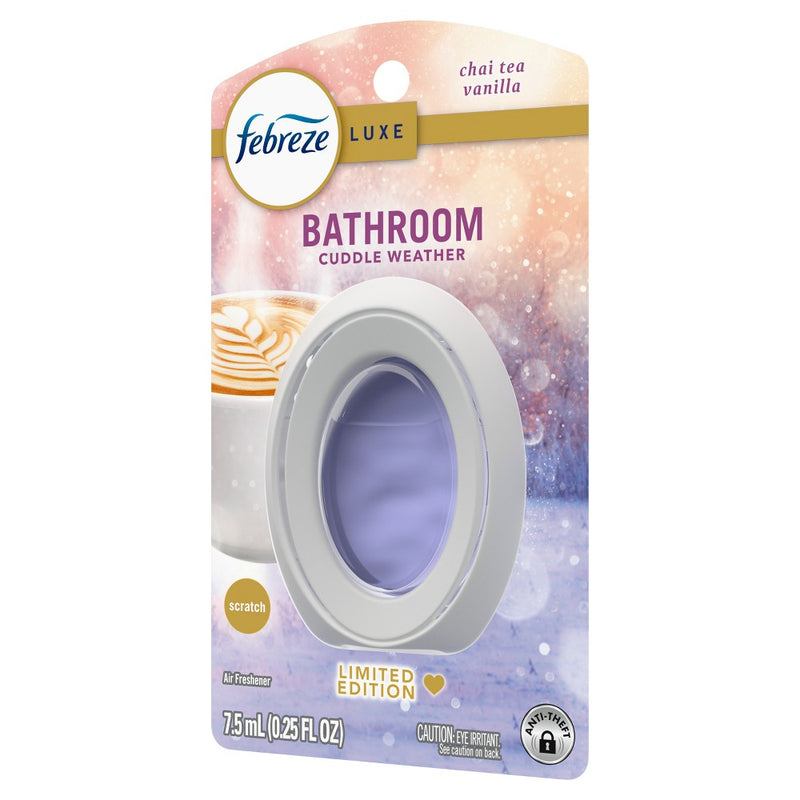 Febreze Luxe Bathroom Air Freshener - Cuddle Weather - 0.25 fl oz