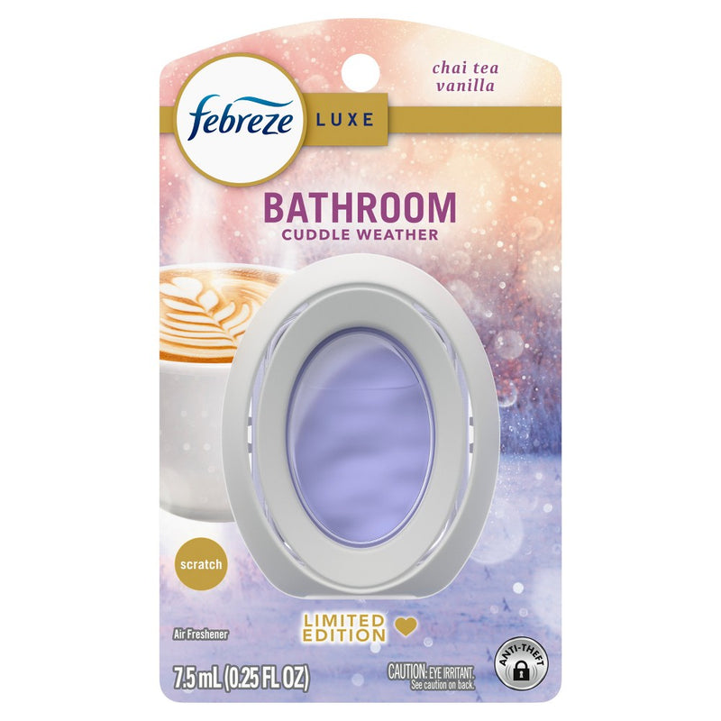 Febreze Luxe Bathroom Air Freshener - Cuddle Weather - 0.25 fl oz