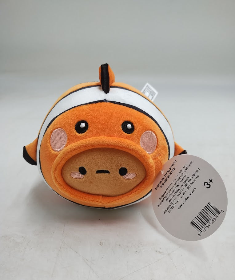Smoko 6" Clown Fish Tayto Stuffed Animal