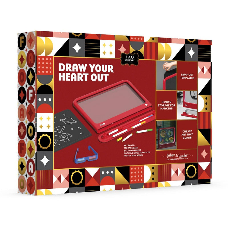 FAO Schwarz Ultimate Neon Light Board 11pc Set