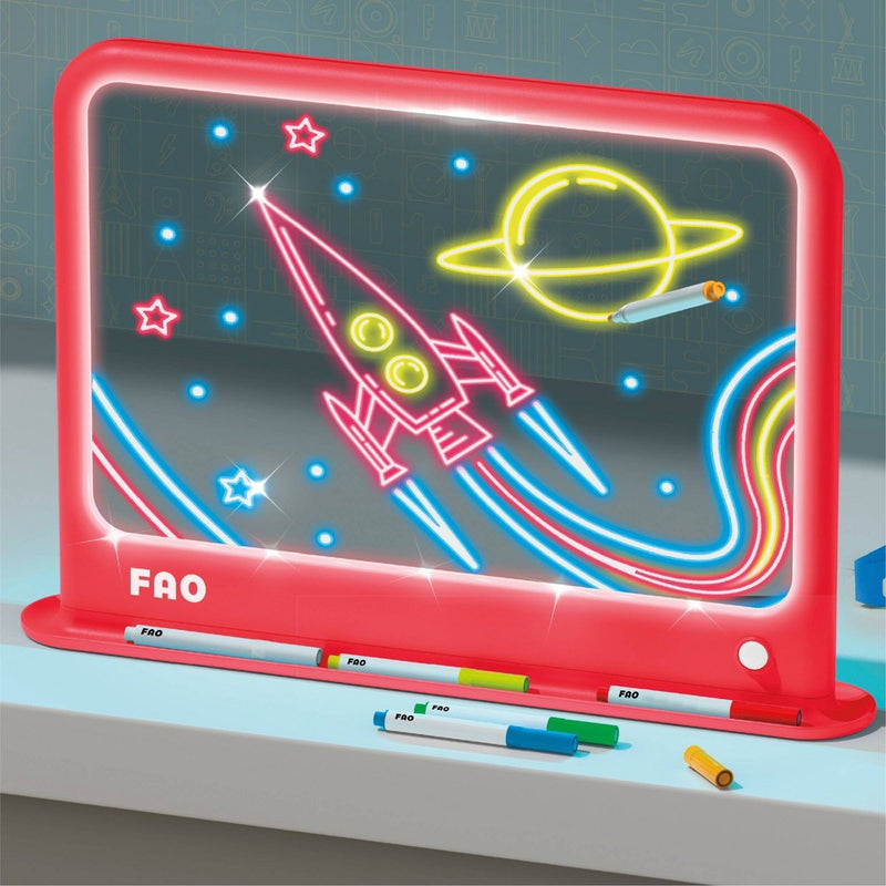 FAO Schwarz Ultimate Neon Light Board 11pc Set