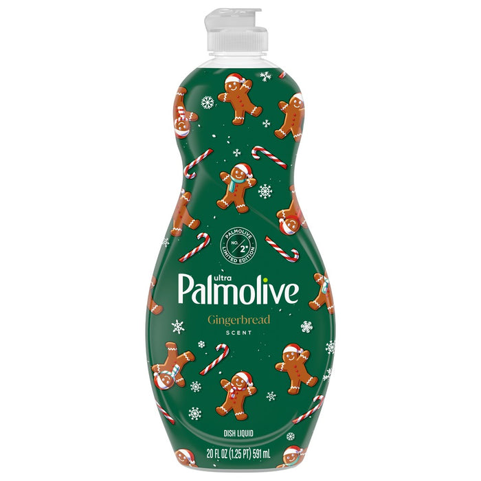 Palmolive Ultra Strength Liquid Dish Soap, Limited Edition - Gingerbread Scent - 20 fl oz Bottle