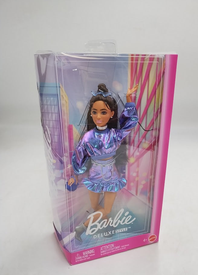 Barbie Deluxe Style Fashion Doll #7 Brunette SEE DETAILS