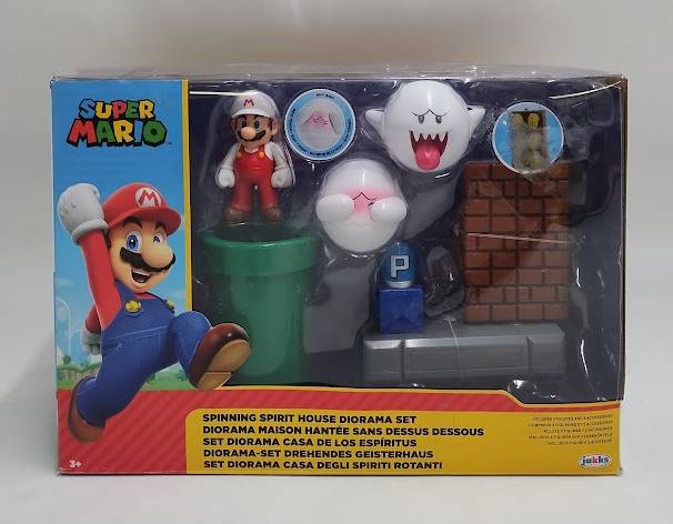 Nintendo Super Mario Spinning Spirit House Diorama Playset SEE DETAILS