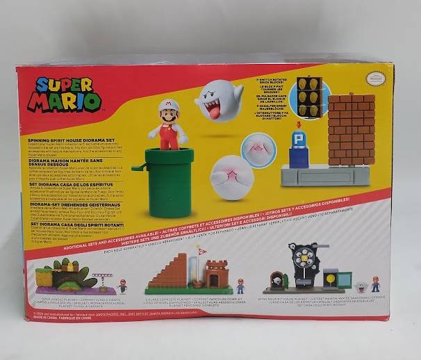 Nintendo Super Mario Spinning Spirit House Diorama Playset SEE DETAILS
