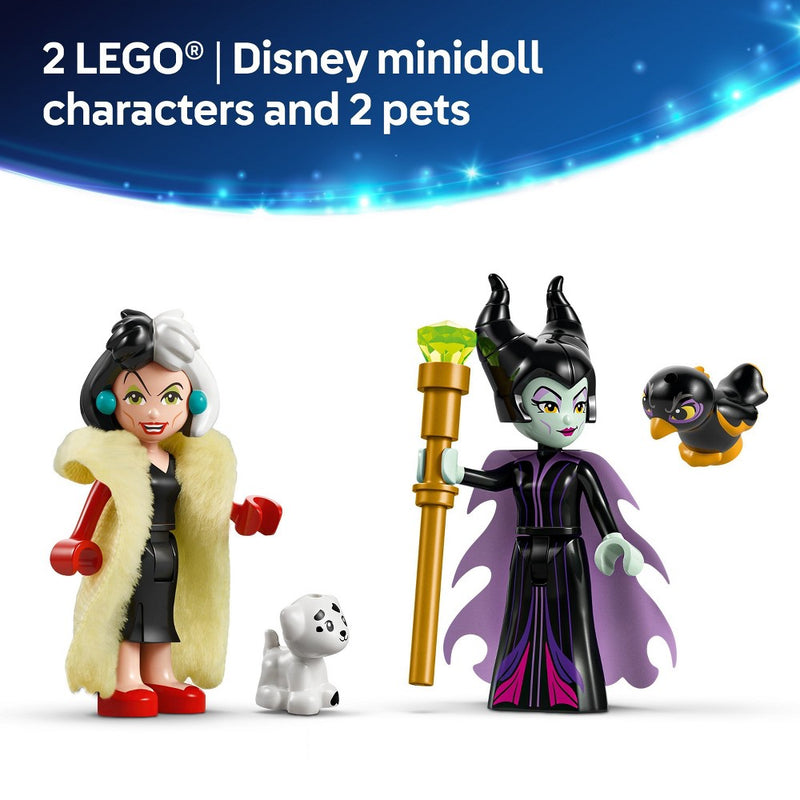 LEGO Disney Villains Maleficent's and Cruella De Vil's Dresses 43262