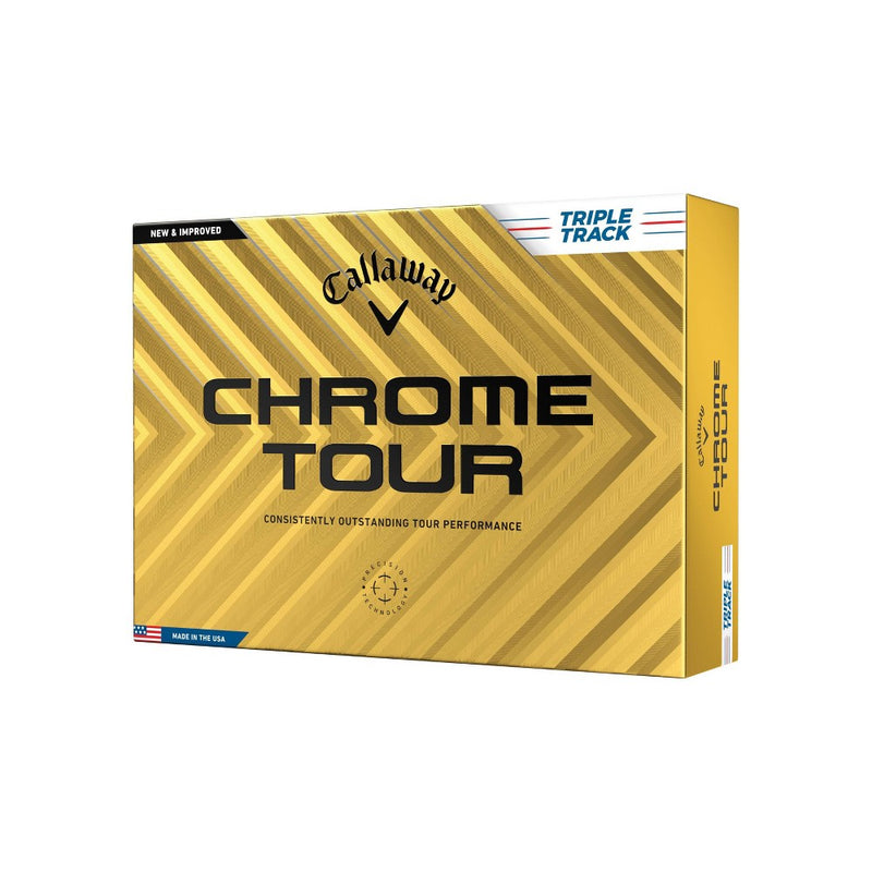 Callaway Chrome Tour Triple Track 24 Golf Balls - 12pk White