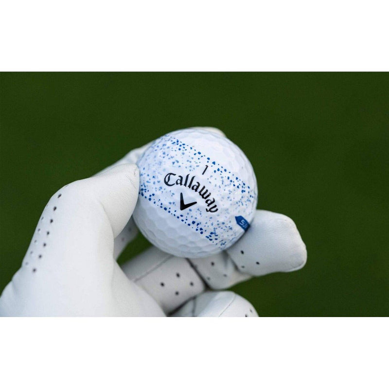 Callaway Supersoft Splatter Golf Balls - Blue: Rubber Core, Ionomer Shell, 12 Pack