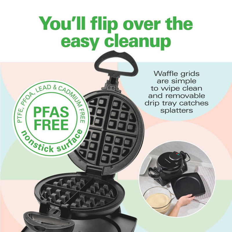 Kitchen Collection By Hamilton Beach Flip Waffle Maker 26103KC