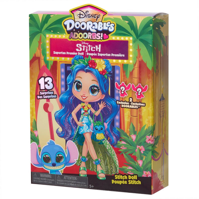 Lilo & Stitch Disney Adorbs Stitch Doll: Plastic Animal Figure, 12 Pieces