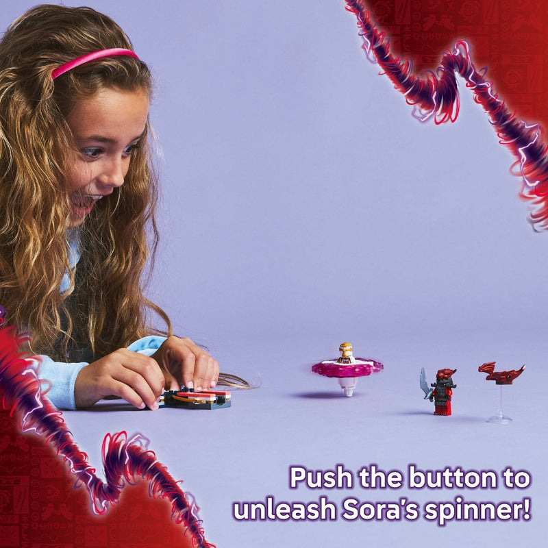LEGO NINJAGO Sora's Dragon Spinjitzu Spinner Building Toy 71824