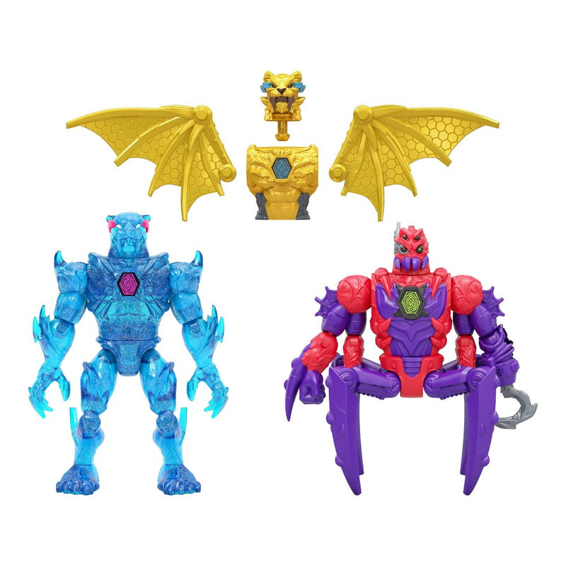 MrBeast Lab Hybrids Action Figure 2-pack - Hyper Fusion Series Pack 1
