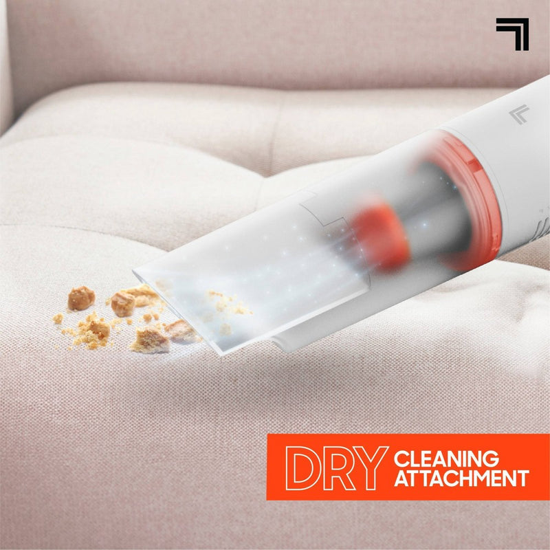 Sharper Image Combo Clean Go 01 Cordless Wet and Dry Handheld Vacuum White