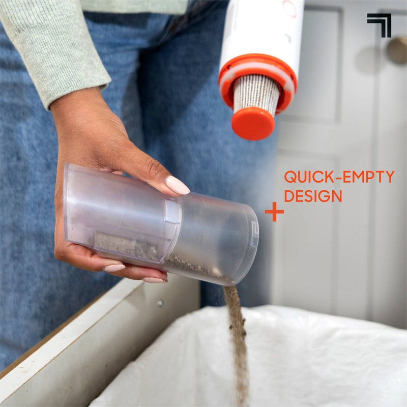 Sharper Image Combo Clean Go 01 Cordless Wet and Dry Handheld Vacuum White