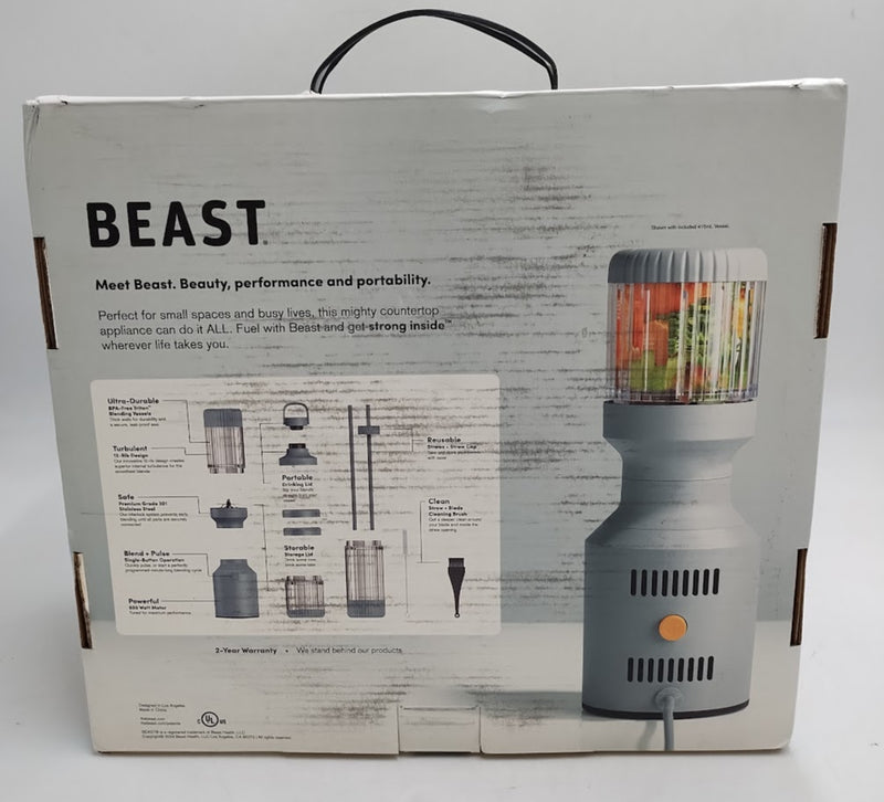 Beast Health Blender Mighty 850 Plus Premium Compact Personal Blender with 850W Motor - Mist