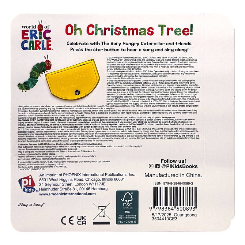 World of Eric Carle: Oh Christmas Tree! Sound Book (Board Book)