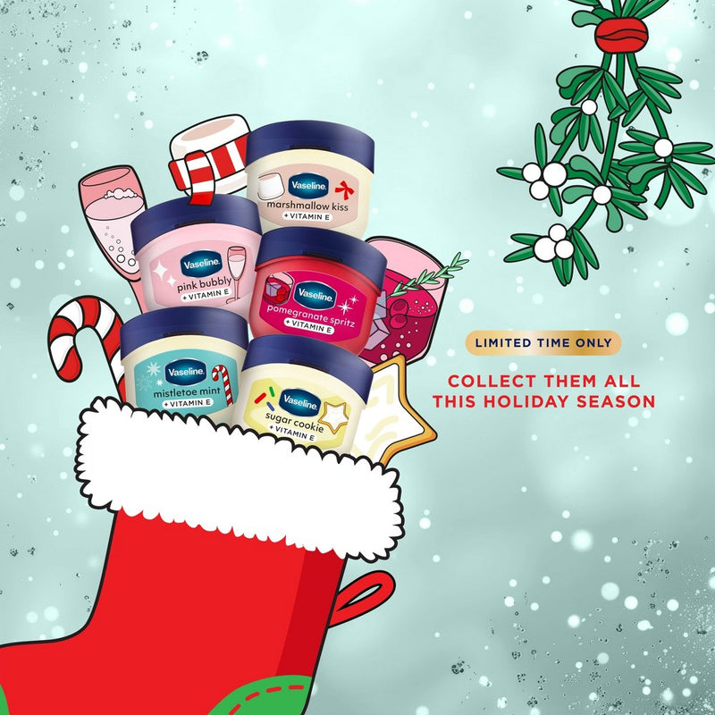 Vaseline Holiday Limited Edition Lip Balm - Mistletoe Mint - Travel Size - 0.25oz