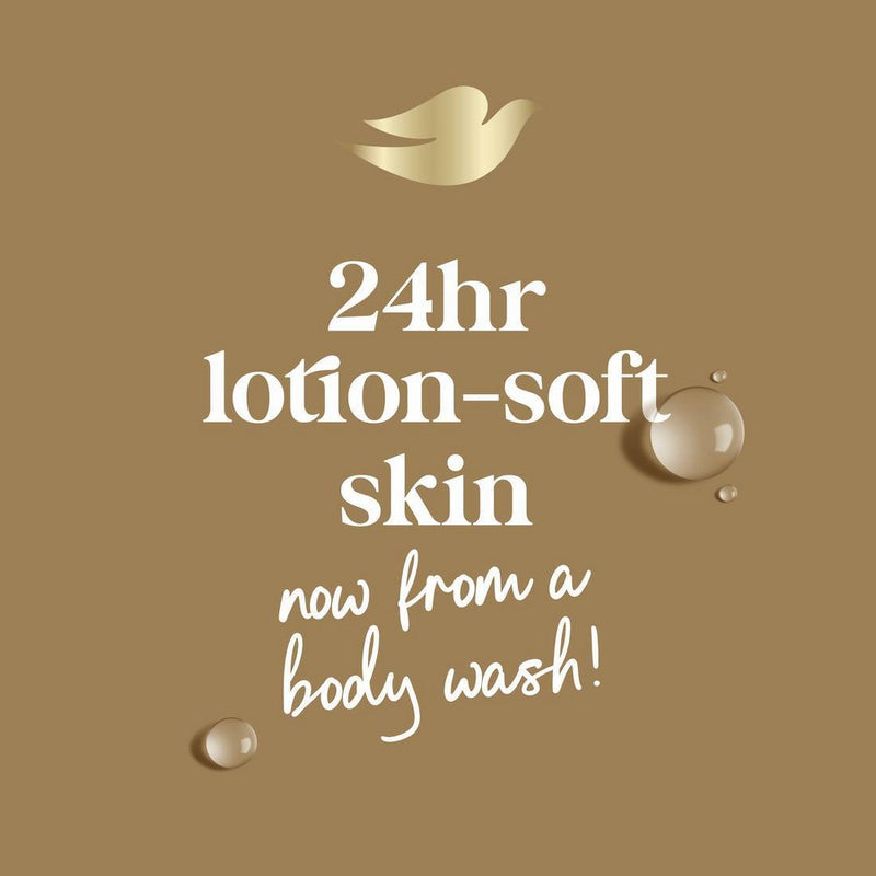 Dove Beauty Indulge 24-Hour Lotion-Soft Skin Body Wash - Warm Vanilla Sweet Cream - 20 fl oz