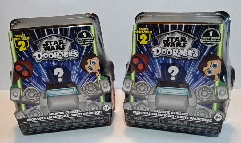 2 PACK!!! Disney Doorables Star Wars Galactic Cruisers Series 2