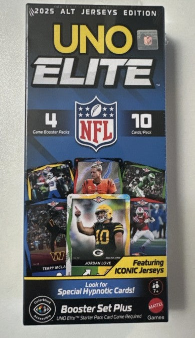 UNO Elite NFL 2025 Alt Jerseys Edition Booster Set