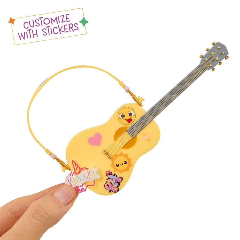 Rainbow High Jr High Rock Band - Sunny, Yellow 9" Fashion Doll with Guitar, Customize with Stickers