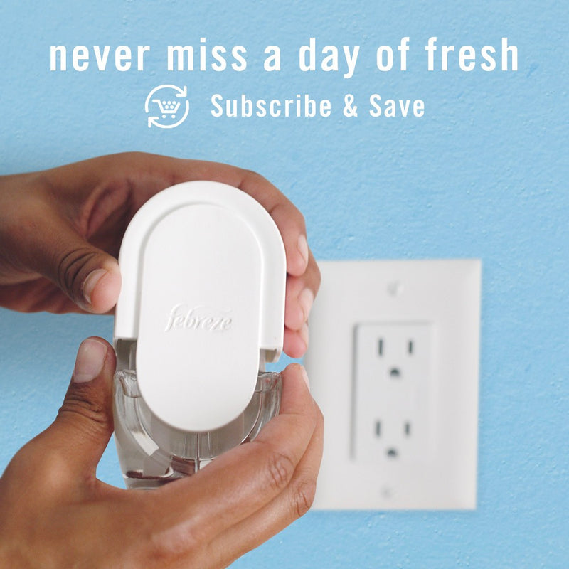 Febreze Luxe Plug Dual Air Freshener Refills - Serene Snowfall - 1.75 fl oz/2ct