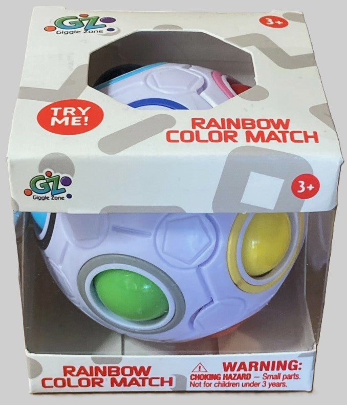 Giggle Zone Rainbow Color Match Puzzle Ball