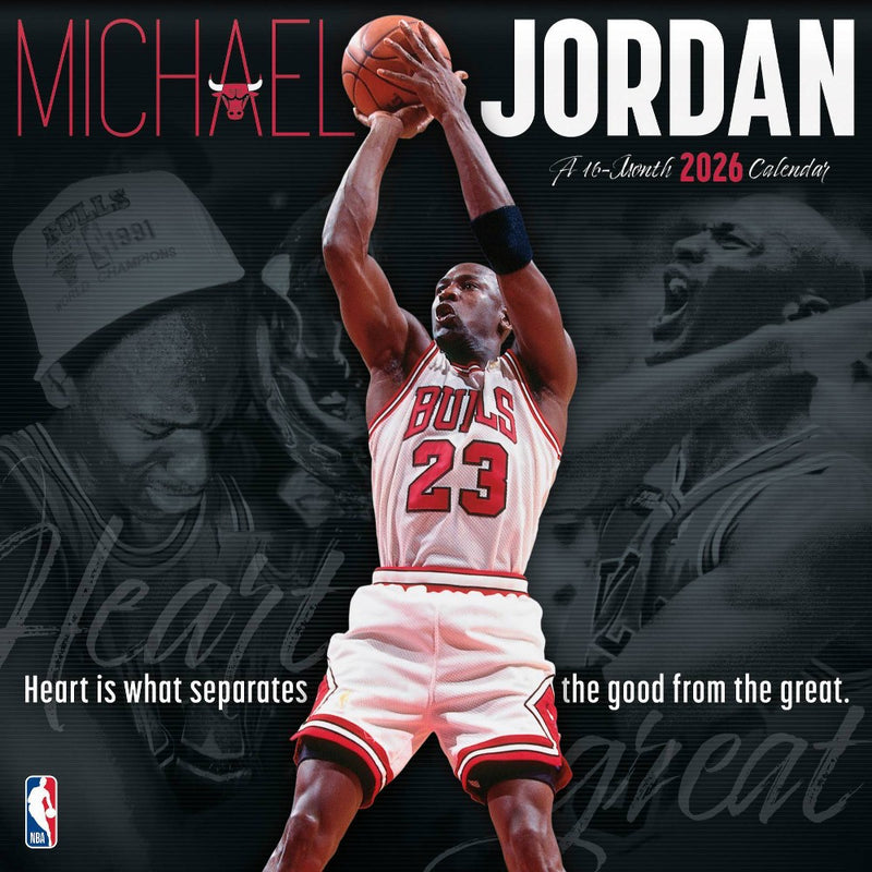 DateWorks 12"x12" 2026 Michael Jordan Wall Calendar