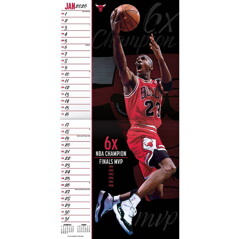 DateWorks 12"x12" 2026 Michael Jordan Wall Calendar