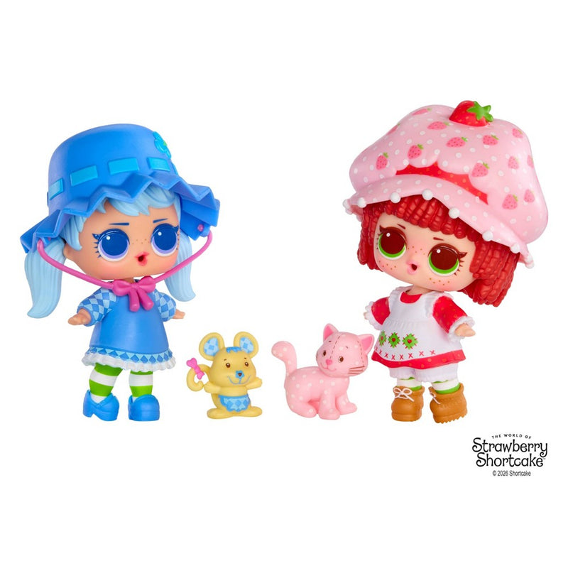L.O.L. Surprise! Loves Strawberry Shortcake Tots with Scented Dolls, Pets, Strawberry House Playset