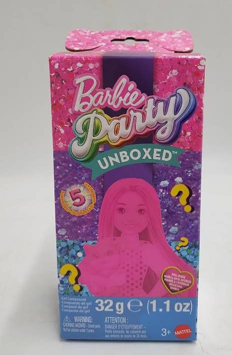 Barbie Party Unboxed Glam Party Series Pink Sparkle Doll & Accessories