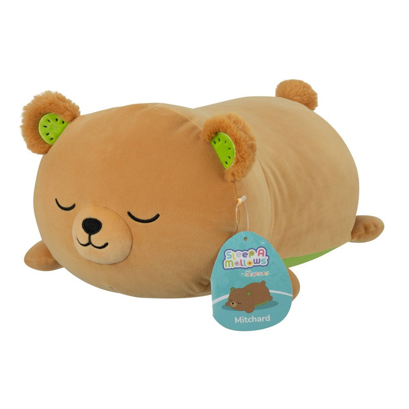 Squishmallows 8" Weighted Kiwi Bear Sleepamallow Stuffed Animal