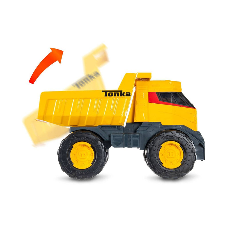 Tonka Next Gen Mighty Dump Truck: Indoor/Outdoor Creative Thinking Construction Toy Vehicle, Plastic & Zinc Alloy