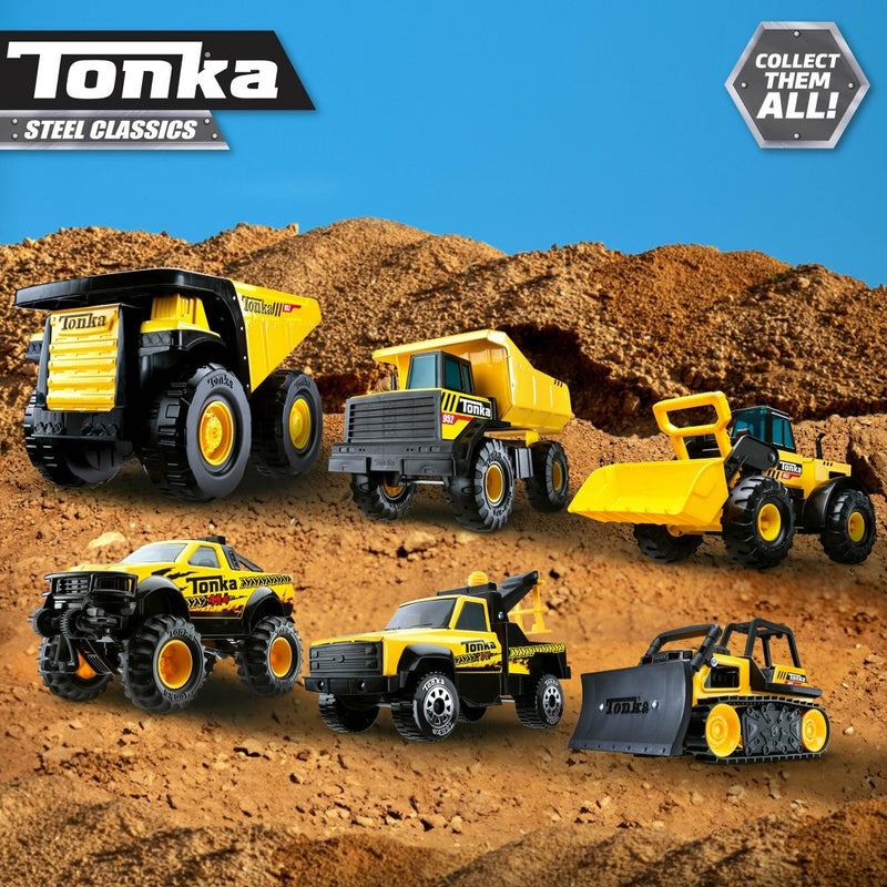 Tonka Next Gen Mighty Dump Truck: Indoor/Outdoor Creative Thinking Construction Toy Vehicle, Plastic & Zinc Alloy