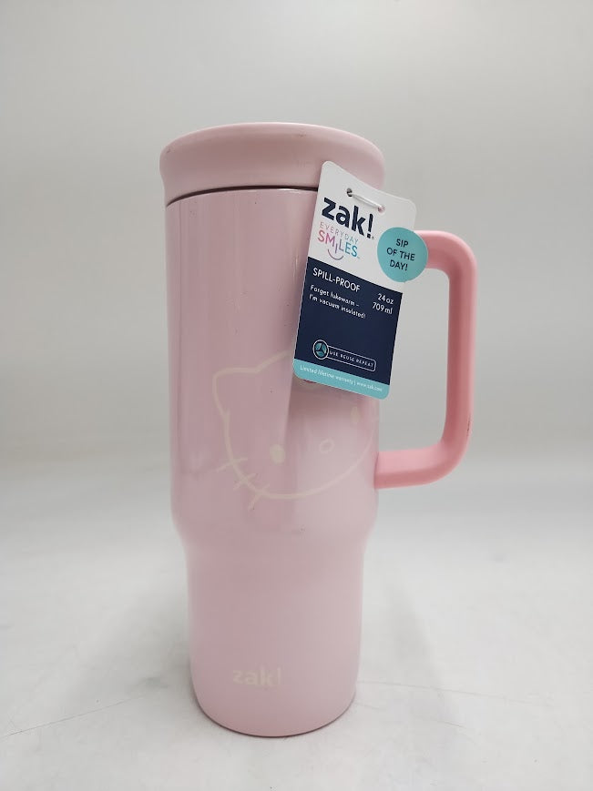 Zak Designs 24oz Hello Kitty Stainless Steel Sutton Tumbler READ DESCRIPTION
