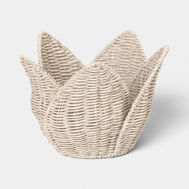 Tulip Basket Ivory - Threshold