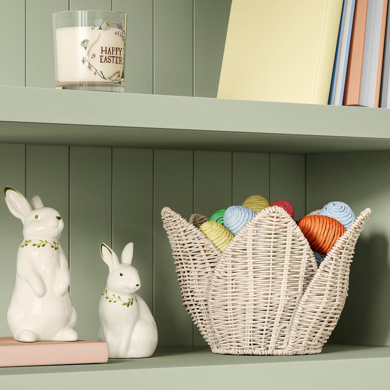 Tulip Basket Ivory - Threshold