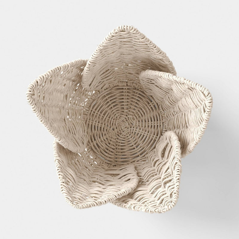 Tulip Basket Ivory - Threshold
