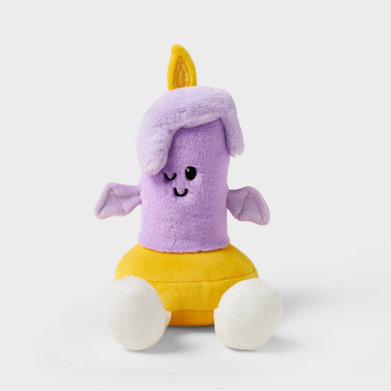 7" Mini Candle Bat Halloween Themed Plush - Gigglescape: Stuffed Character Toy, Polyester Material