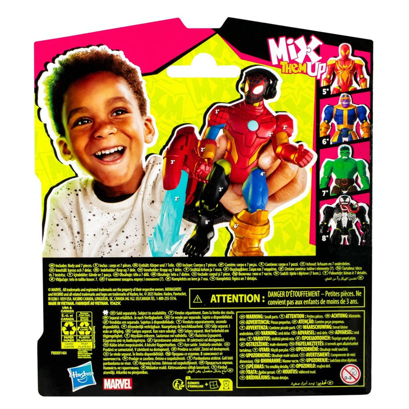 Spider-Man Mix Mashers Marvel Miles Morales Action Figure